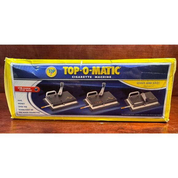 Top-O-Matic Best Cigarette Maker Tobacco Injector Machine Making King 100s 100mm - Picture 7 of 7